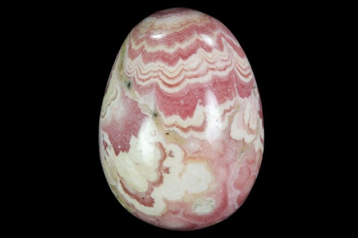 Polished Rhodochrosite Egg - Argentina #100434